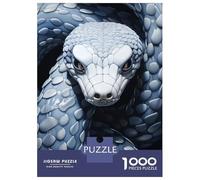 1000 Piece Jigsaw Puzzles for Adults Jigsaw Yellow Eyed Snake Jigsaw for Adults Relax Games Improve Memory Challenging Game Gifts 38x26cm/1000pcs