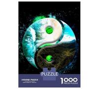1000 Piece Jigsaw Puzzles for Adults Jigsaw Yin Yang Nature Balance Puzzles for Adults Toy Wall Decor Perfect Decoration Challenging Game Gifts 38x26cm/1000pcs