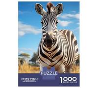 1000 Piece Jigsaw Puzzles for Adults Jigsaw Zebra Adult Jigsaw Puzzle Hands-on Game Perfect Decoration Challenging Game Gifts 38x26cm/1000pcs