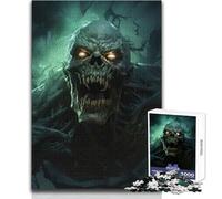 1000 Piece Jigsaw Puzzles for Adults Jigsaw Zombie Creature Ideal for Quiet Relaxing Moments Clean Uniform Cut Leisure Toy Size 38x26cm