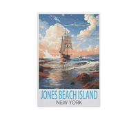 1000 Piece Jigsaw Puzzles for Adults,Jones Beach Island New York,Classic Puzzle Difficult Puzzle Fun Creative DIY Toys Gifts for Girls And Boys, Family Games(38x26cm)-FV86