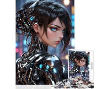 1000 Piece Jigsaw Puzzles for Adults JSCA-MK Military Assault Robot Brain Teaser Game Stress Reliever Toy Wall Decor Challenging Game Gifts (75X50CM)