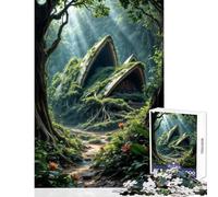 1000 Piece Jigsaw Puzzles for Adults Jungle Sydney Opera House Ruins Impossible Game Hand Speed Race Anti-Stress Toys Unique Gifts for Birthday And Christmas (38x52cm)