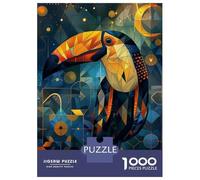 1000 Piece Jigsaw Puzzles for Adults Keelbilled Toucan Birds Puzzles for Adults Relaxing Games A Work of Art Difficult And Challenge 70x50cm/1000pcs