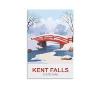 1000 Piece Jigsaw Puzzles for Adults Kent Falls State Park Classic Puzzle Kids Puzzle Challenging And Difficult Puzzles for Adults And Teens 38x26cm