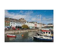 1000 Piece Jigsaw Puzzles For Adults Kids Boats Moored In A Harbor Cobh County Cork Ireland Wooden Puzzles For Adults Family Games Family Puzzles Printing Jigsaw Puzzles For Women