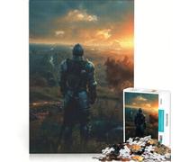 1000 Piece Jigsaw Puzzles for Adults Knights Dawn Family Games But Fun And Humorous Unique Challenge Game 38x52cm