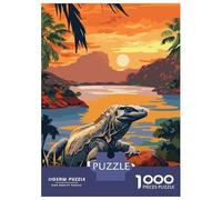 1000 Piece Jigsaw Puzzles for Adults Komodo National Park, Indonesia Puzzles for Adults Relaxing Games A Work of Art Difficult And Challenge 52x38cm/1000pcs