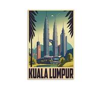 1000 Piece Jigsaw Puzzles for Adults，Kuala Lumpur Petronas Twin Towers 1000 Piece Puzzle Educational Games Home Decoration Puzzle 70x50CM