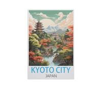 1000 Piece Jigsaw Puzzles for Adults，Kyoto City Japan，Classic Puzzle Difficult Puzzle Fun Creative DIY Toys Gifts for Girls And Boys, Family Games（50x70cm）-FP86