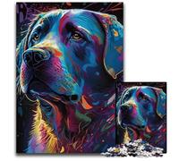 1000 Piece Jigsaw Puzzles for Adults Labrador Retriever Style Jigsaw Puzzles DIY Decoration Brain Challenge for Adult Family 1000 PCS(75x50cm)