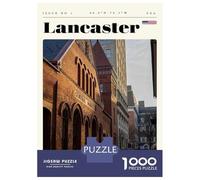 1000 Piece Jigsaw Puzzles for Adults Lancaster Pennsylvania Travel Art Puzzles for Adults Anti-Stress Toys Analysis And Logic Difficult And Challenge 38x26cm/1000pcs