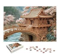 1000 Piece Jigsaw Puzzles for Adults, Landscape Jigsaw Puzzles for Adults 1000, Aesthetics Jigsaws for Family Educational Games, Wooden Puzzle with Gift Box, Unique Gifts for Women, Home Decor, -6950