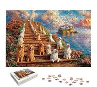 1000 Piece Jigsaw Puzzles for Adults, Landscape Jigsaw Puzzles for Adults 1000, Heaven Jigsaws for Family Educational Games, Wooden Puzzle with Gift Box, Unique Gifts for Women, Home Wall Decor, -7252