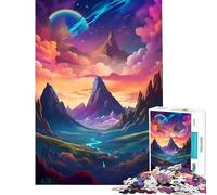 1000 Piece Jigsaw Puzzles for Adults Landscape Masterpiece Toys Educational Games Educational Game Presents for Women Birthday Gifts (Size 38x26cm)