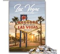 1000 Piece Jigsaw Puzzles for Adults Las Vegas,Learning Educational Toys Family Games Enhance Love between Couples 38x52cm