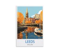 1000 Piece Jigsaw Puzzles for Adults Leeds England Classic Puzzle Kids Puzzle Challenging And Difficult Puzzles for Adults And Teens 38x26cm