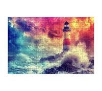 1000 Piece Jigsaw Puzzles for Adults, Lighthouse Jigsaw Puzzles for Adults 1000, Ocean Jigsaws Educational Game, Challenging Puzzle Games for The Whole, Wooden Puzzle for Decor Gifts for Women -2155