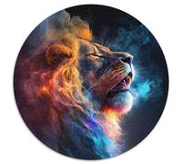 1000 Piece Jigsaw Puzzles for Adults Lion Nebula Round Jigsaw Puzzles 1000 Pieces for Adults Perfect for Family Fun, Party Games, Birthday Party Favors 1000pcs (67.5x67.5cm)