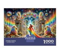 1000 Piece Jigsaw Puzzles for Adults Lions Gate Portal Adult Jigsaw Family Game Analysis And Logic Difficult And Challenge 38x26cm/1000pcs