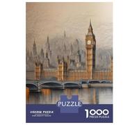 1000 Piece Jigsaw Puzzles for Adults London in Lake Jigsaws for Adults Brain Teaser Game Stress Reliever for Is Ideal As A Gift 52x38cm/1000pcs