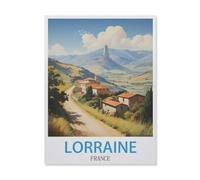 1000 Piece Jigsaw Puzzles for Adults，Lorraine France，Classic Puzzle Difficult Puzzle Fun Creative DIY Toys Gifts for Girls And Boys, Family Games（38x26cm）-GM46