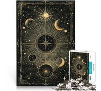 1000 Piece Jigsaw Puzzles for Adults Lunar Compass Anspruchsvolles Spiel und Familienspaß Geschenkideen52x38cm