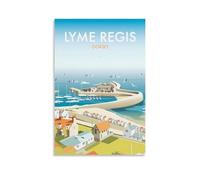 1000 Piece Jigsaw Puzzles for Adults，Lyme Regis Dorset 1000 Piece Puzzle Classic Educational Games Beautiful Decoration Puzzle 38x26cm