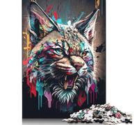 1000 Piece Jigsaw Puzzles for Adults LYNX Panorama Set Right 2 Jigsaw Puzzle Children Wooden Puzzles Family Entertainment Toys 1000pcs (75x50cm)