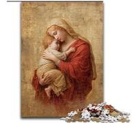 1000 Piece Jigsaw Puzzles for Adults Madonna And Child Stress Reliever Difficult Challenge Is Ideal As Gifts for The Whole Family (size 26x38cm)