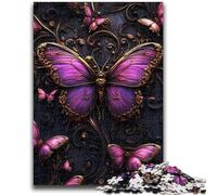 1000 Piece Jigsaw Puzzles for Adults Magic Butterfly Puzzles for Adults,Fun Present & Activity for Home,Toy for Rainy Days (50x75cm)