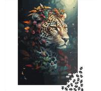 1000 Piece Jigsaw Puzzles for Adults Magic Leopard Jigsaw Puzzle Adult Paper Puzzles Family Entertainment Toys 1000pcs (38x26cm)