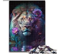 1000 Piece Jigsaw Puzzles for Adults Magic Lion Difficult Puzzles for Adults size 26x38cm Perfect for Halloween, Christmas, Birthday Gift