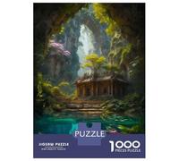 1000 Piece Jigsaw Puzzles for Adults Magical Place Jigsaws for Adults Brain Teaser Game Stress Reliever for Is Ideal As A Gift 52x38cm/1000pcs