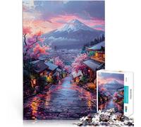 1000 Piece Jigsaw Puzzles for Adults majestic beauty of Fuji Stressabbau denn eignet sich ideal als Geschenk für die ganze Familie38x26cm