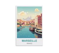 1000 Piece Jigsaw Puzzles for Adults，Marseille France 1000 Piece Puzzle Educational Games Home Decoration Puzzle 70x50CM