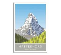1000 piece jigsaw puzzles for adults，Matterhorn Zermatt Switzerland paper Puzzle Jigsaw Puzzle Artwork Intellective Educational Toys Gifts 52x38cm