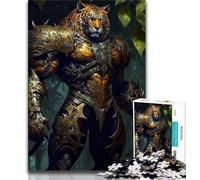 1000 Piece Jigsaw Puzzles for Adults Mechanical Tiger Adult Puzzles,Stress Reliever Staycation Kill Time Home Decoration Toys 75x50cm