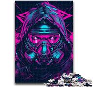 1000 Piece Jigsaw Puzzles for Adults Mechanical Warrior Staycation Kill Time with Fully Interlocking Randomly Shaped Pieces 26x38cm