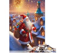 1000 Piece Jigsaw Puzzles for Adults Merry Christmas Creative Paper Jigsaw Puzzles for Adults & Teenagers Puzzles Educational Puzzle Family Game 38x26cm/1000pcs