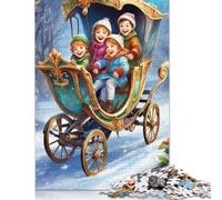 1000 Piece Jigsaw Puzzles for Adults Merry Christmas Creative Wooden Jigsaw Puzzles for Adults & Teenagers Puzzles Educational Puzzle Family Game 1000pcs (75x50cm)