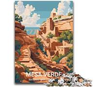 1000 Piece Jigsaw Puzzles for Adults Mesa Verde National Park 1000 Piece Puzzle,is Ideal As Gifts for The Whole Family Suitable for And 14 (26x38cm)