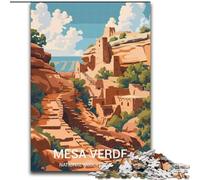 1000 Piece Jigsaw Puzzles for Adults Mesa Verde National Park,Learning Educational Toys Family Games Enhance Love between Couples 38x26cm