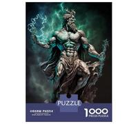 1000 Piece Jigsaw Puzzles for Adults Mighty Zeus Puzzles for Adults Relaxing Games A Work of Art Difficult And Challenge 38x26cm/1000pcs