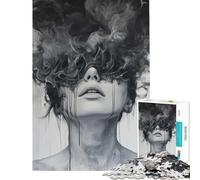 1000 Piece Jigsaw Puzzles for Adults Mind Explosion Impossible Game for Educational Game Challenge Toy Gifts Ideas Learning Educational (Size 75x50cm)