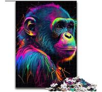 1000 Piece Jigsaw Puzzles for Adults Monkey Animal Pop Art JigsawPuzzle 1000 Pieces for Adults Birthday Party for Men Women Size 26X38CM