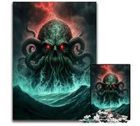 1000 Piece Jigsaw Puzzles for Adults Monster Octopus Jigsaw Puzzles for Adults Perfect for Halloween, Christmas, Birthday Gift 26X38CM/10.23x14.96inch
