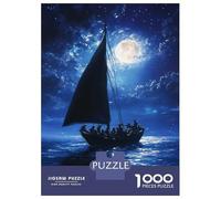 1000 Piece Jigsaw Puzzles for Adults Moonlit Voyage Teenager Puzzles Toy Wall Decor Birthday Present Unique Gifts for Birthday And Christmas 70x50cm/1000pcs