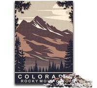 1000 Piece Jigsaw Puzzles for Adults Mornings in Colorado 1000 Piece Puzzle,is Ideal As Gifts for The Whole Family Suitable for And 14 (26x38cm)