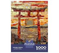 1000 Piece Jigsaw Puzzles for Adults Mosaic Torii Harmony Art Adult Jigsaw Puzzle Toy Wall Decor Wall Decoration Unique Gifts for Birthday And Christmas 52x38cm/1000pcs
